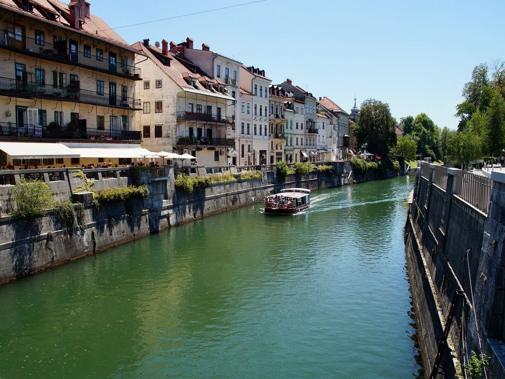 Ljubljana rivier
